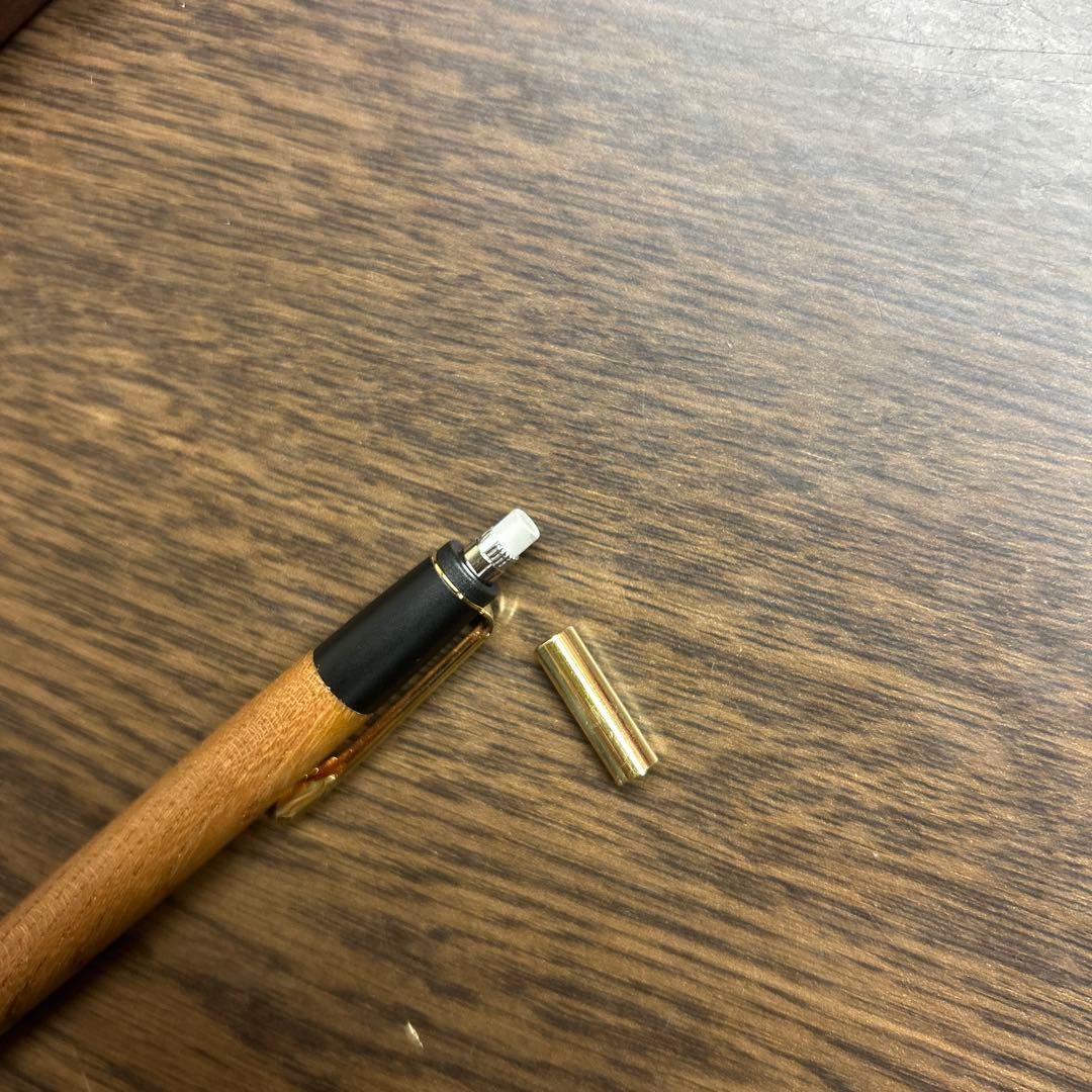 ボナンペン 真鍮 欅 0.5mm 木軸シャーペン