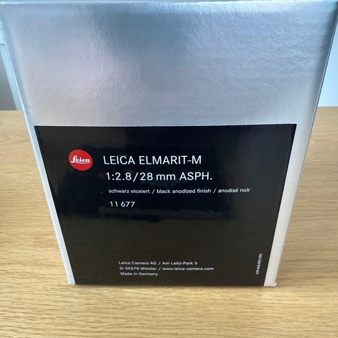 超美品 ライカ エルマリートM28mmF2.8ASPH ブラック