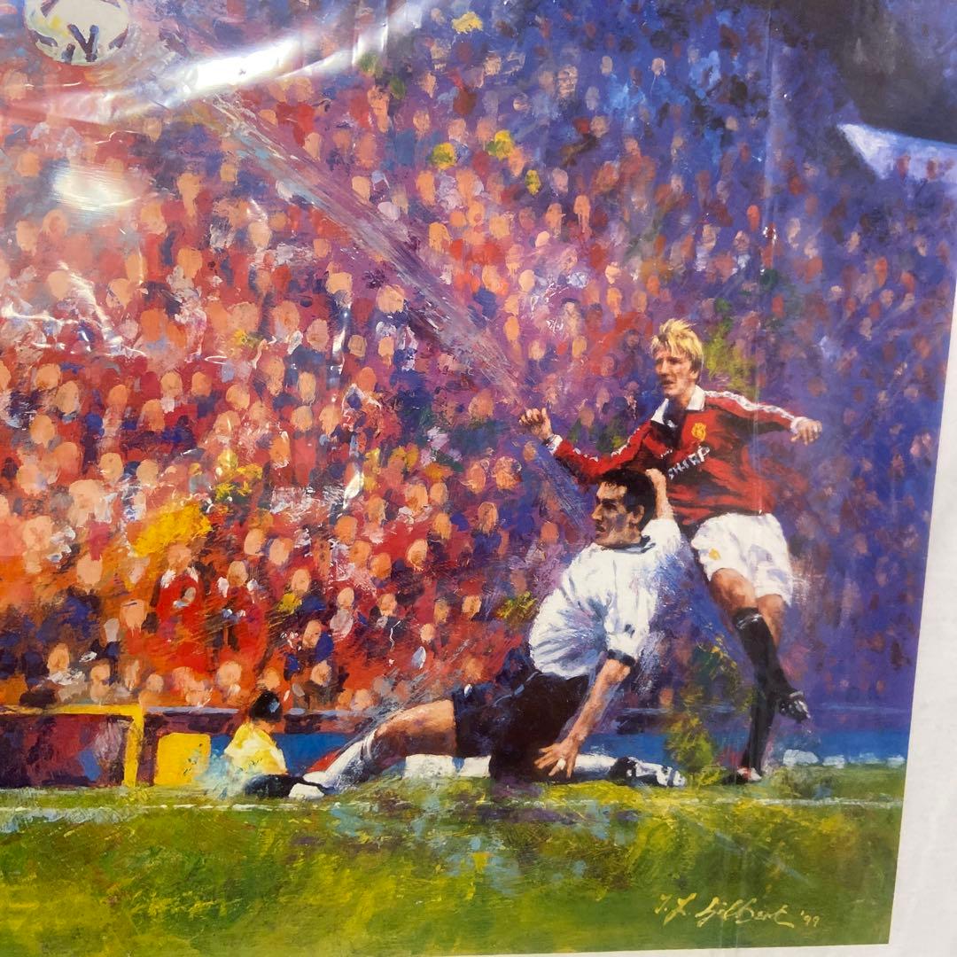 デビット・ベッカム　直筆サイン入りポートレート