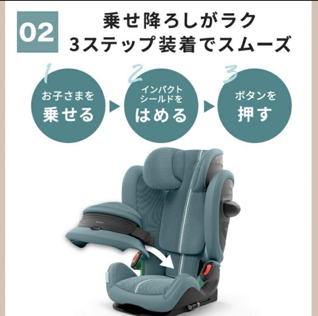 2025年最新　Cybex Pallas G2チャイルドシート　ブルー