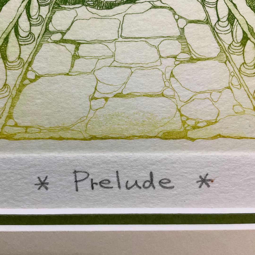 絵画・額縁・版画・上砂理佳・Prelude・エッチング・美術品・インテリア・雑貨
