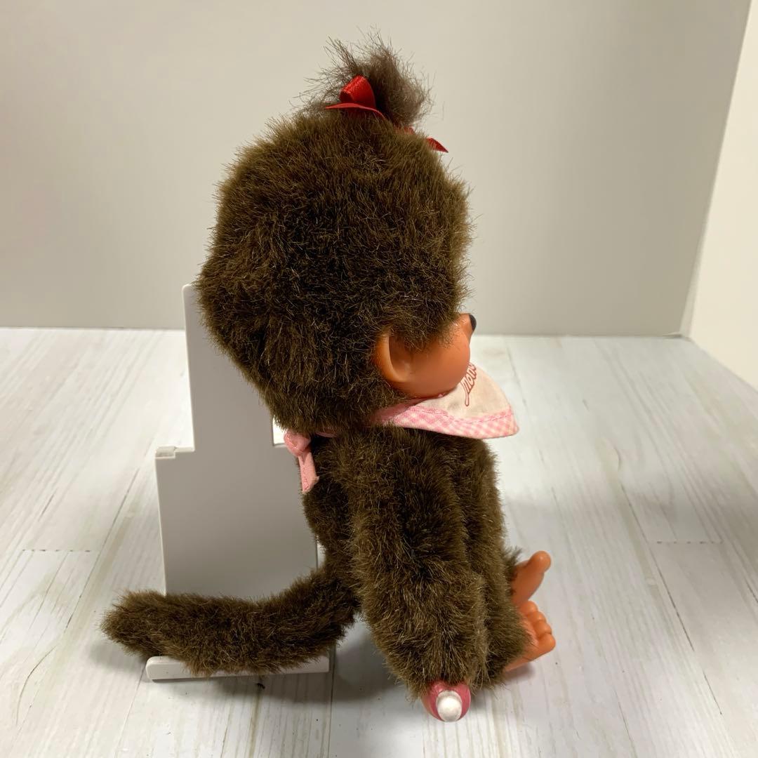 Y☆ 昭和レトロ　モンチッチ　ぬいぐるみ　女の子　 約20cm　セキグチ