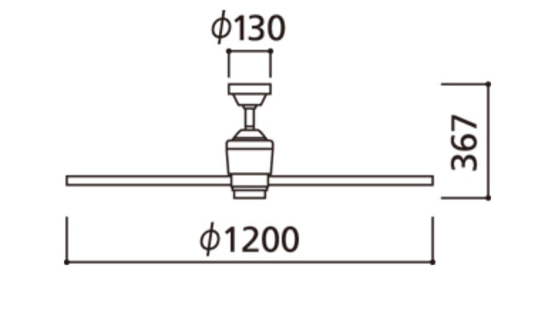 Odelic シーリングファン WF249