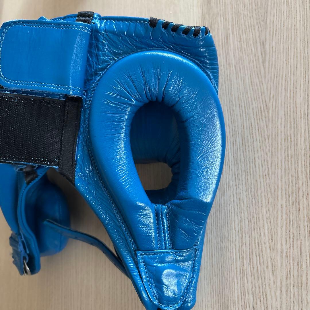 REYES プロフェッショナル ヘッドギア M 青