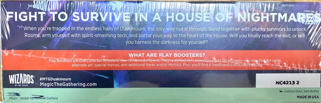 【未開封】MTG ダスクモーン ブースター 1BOX 英語版 Duskmourn