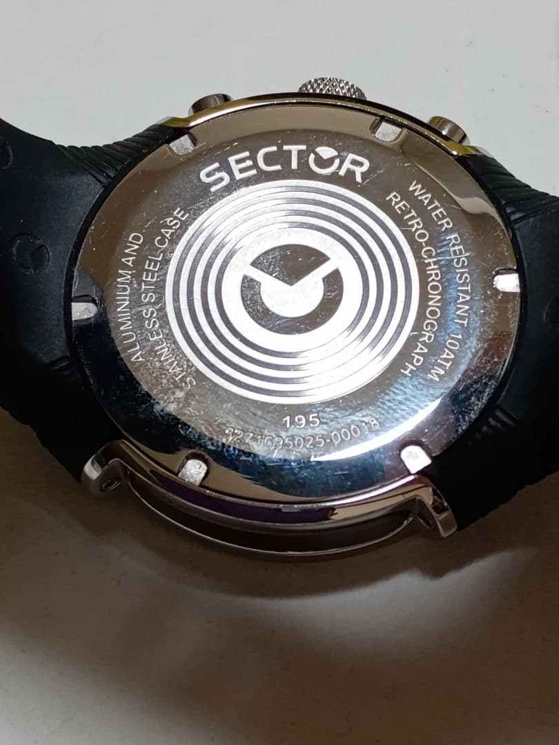 ロ*ム様 SECTOR クォーツ腕時計 レトログラード　クロノグラフ