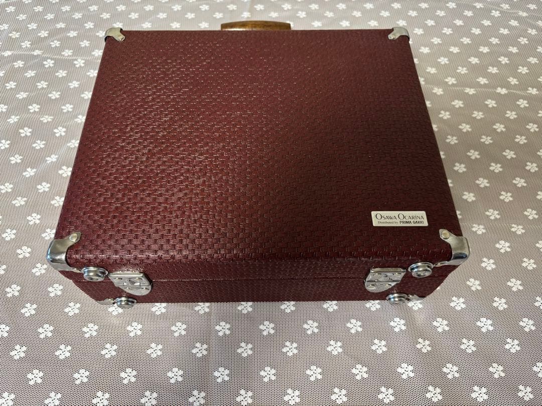 (再値下げ)オオサワ　トリプルオカリナ　バスC管　磁器製　BC-TA