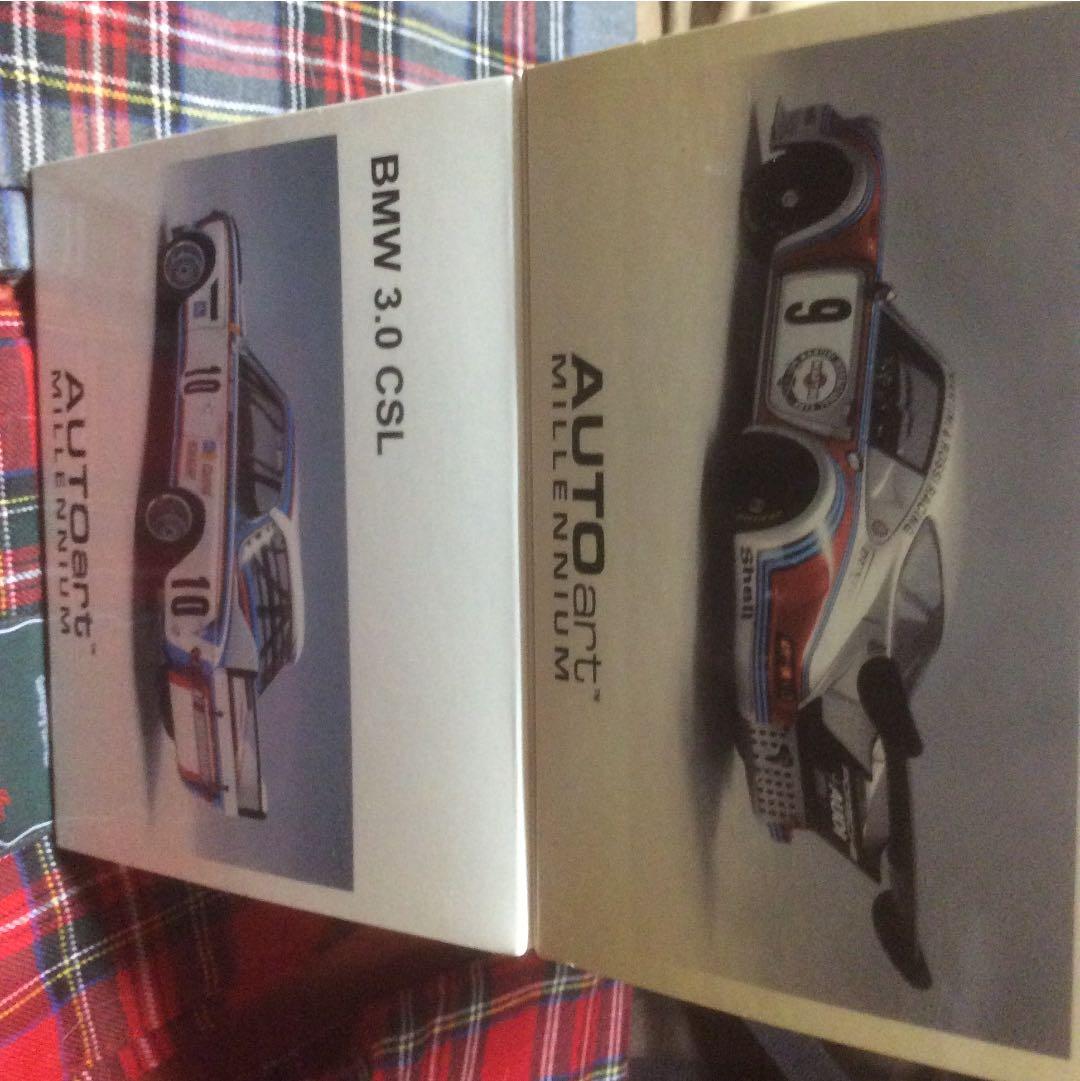 オートアート1/18 ポルシェ911カレラ RSR BMW3.0CSL