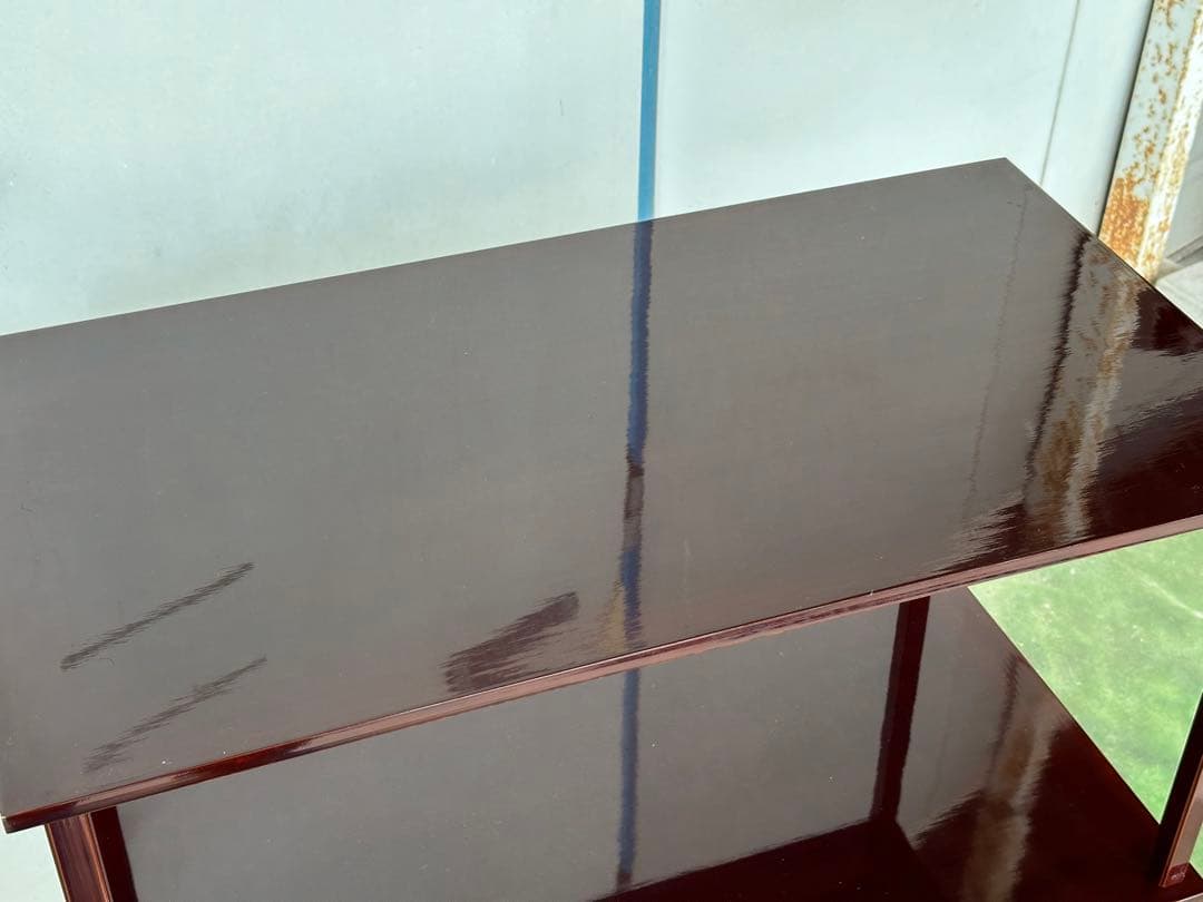 a453 送料無料 組立式 紹鴎棚 木製 漆器 茶道具