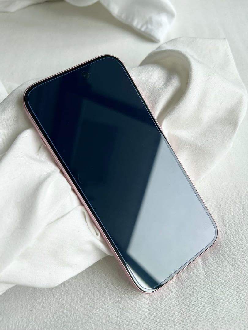 【美品】 iPhone15 ピンク 128GB simフリー 保護フィルム付き