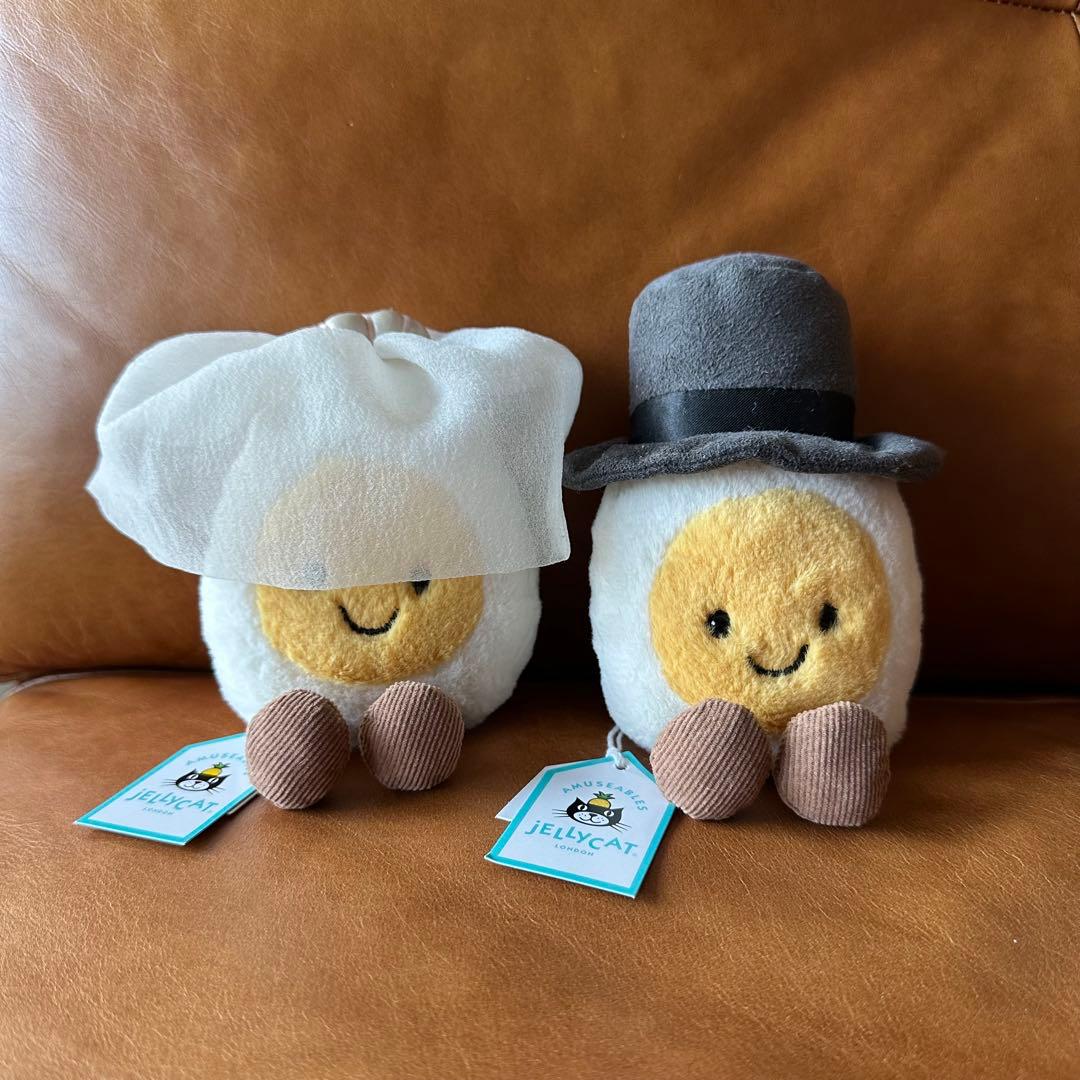  結婚たまご ぬいぐるみ2点セット 新品 タグ付き