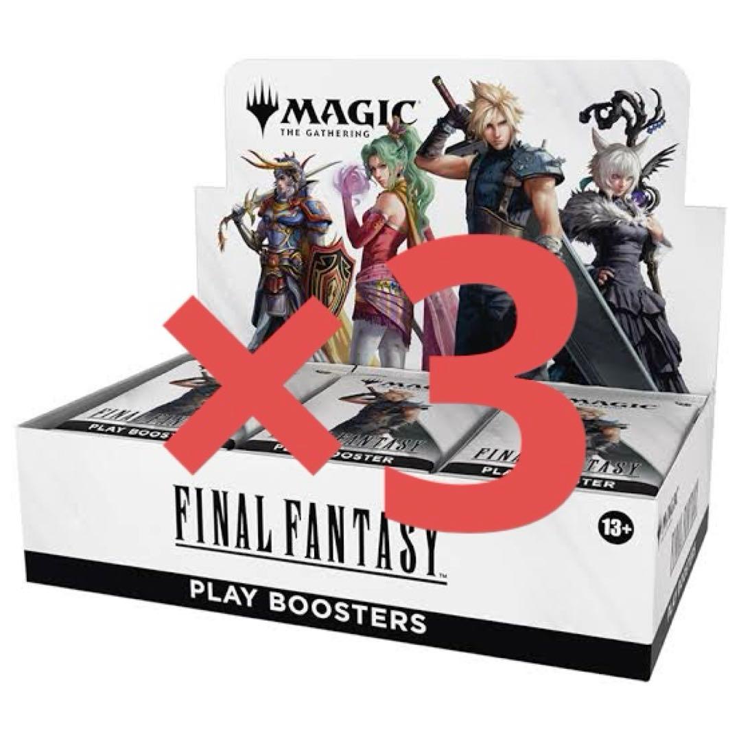 ファイナルファンタジー　プレイブースター　英語版　3box