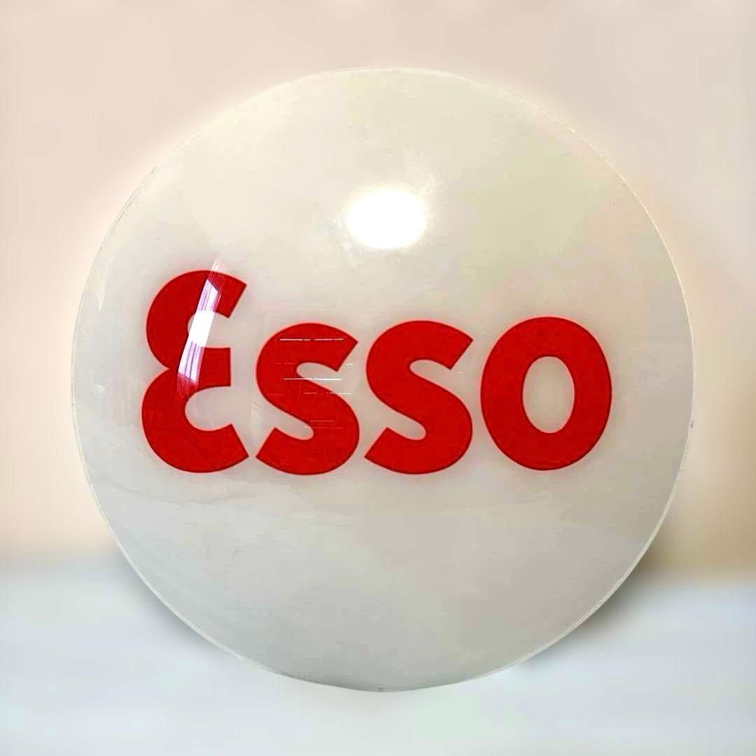 Esso ガスグローブランプ片面 アンティーク vintage