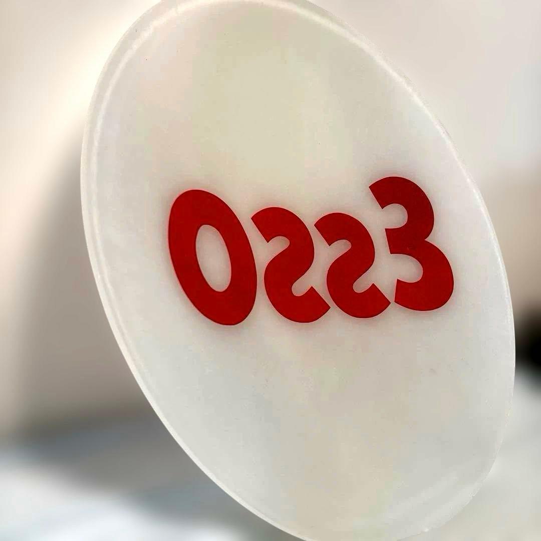 Esso ガスグローブランプ片面 アンティーク vintage