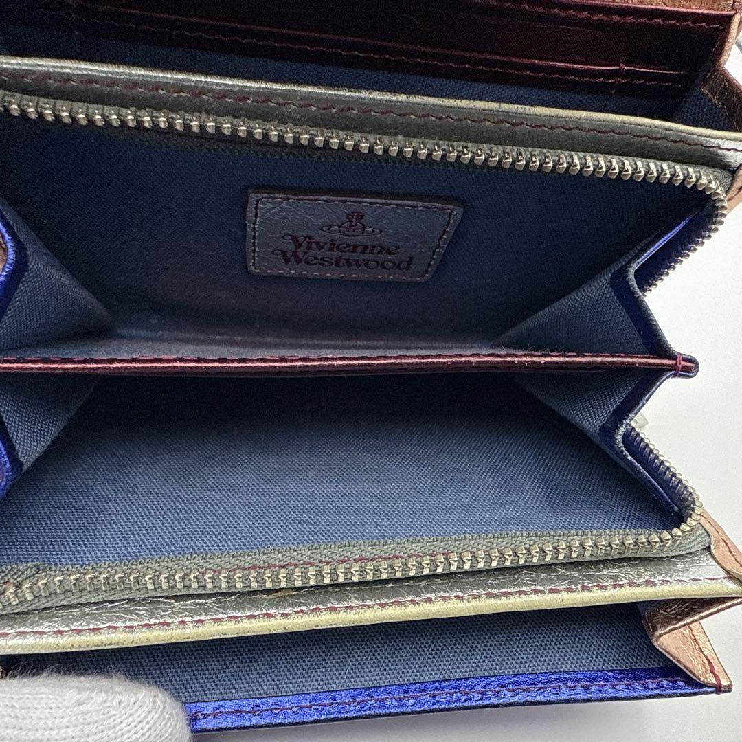 空 豆子 様Vivienne Westwood マネー＆ウォレス 二つ折り財布.