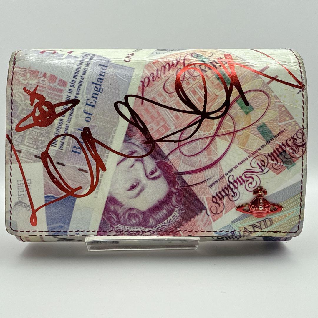 空 豆子 様Vivienne Westwood マネー＆ウォレス 二つ折り財布.