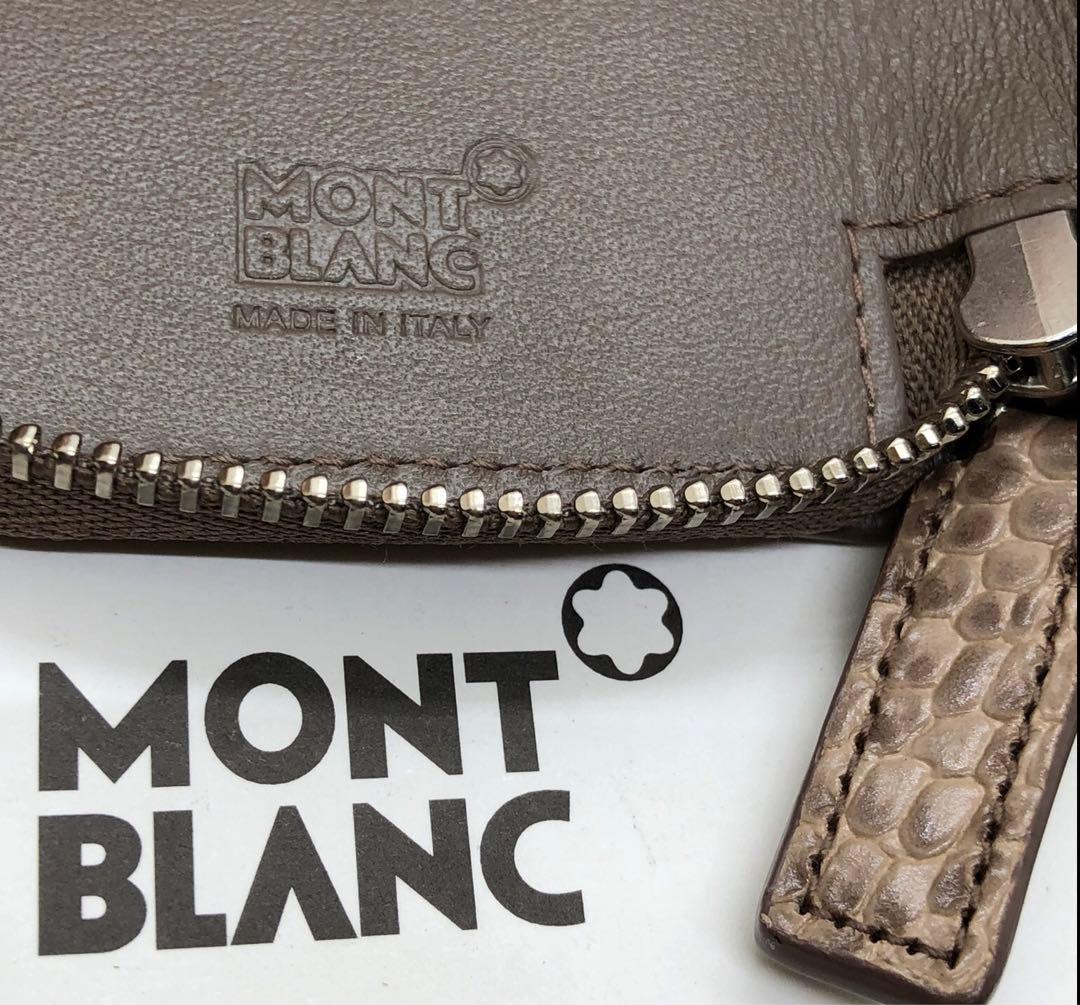 モンブラン　★完売極上最高逸品！アリゲーターデザイン・マイスター本革製ペンポーチ