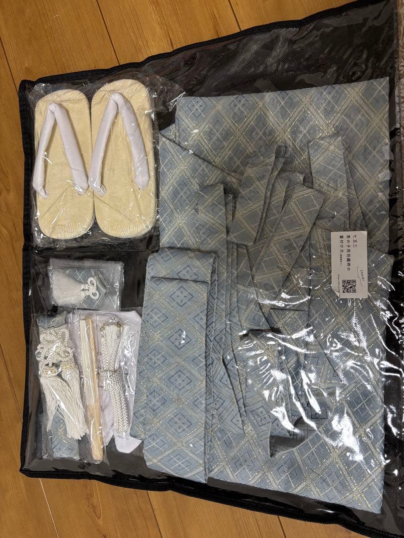 KYOETSU 七五三 5歳 男の子 着物 セット ブルー