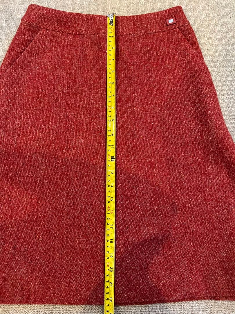 CHANEL シャネル　スカート　レッド