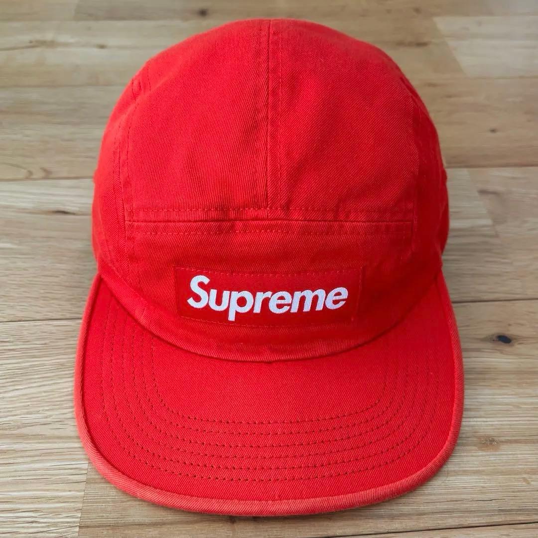 【希少】Supreme Washed Chino Twill Camp Cap