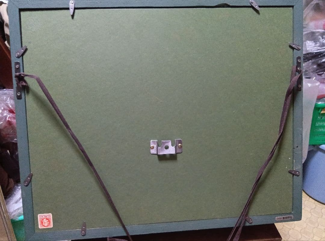 福島長二郎Ｆ４号油彩板に描いています