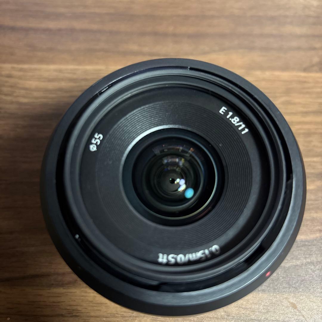 SONY SEL11F18 保護フィルター付き