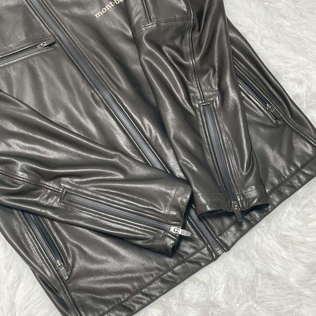 廃盤 GORE-TEX モンベル XLサイズ ビエントクロス ジャケット レザー