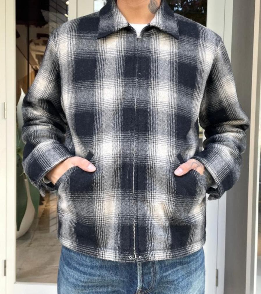 Ombre Check Flannel 　ヒスパーカー　2点セット
