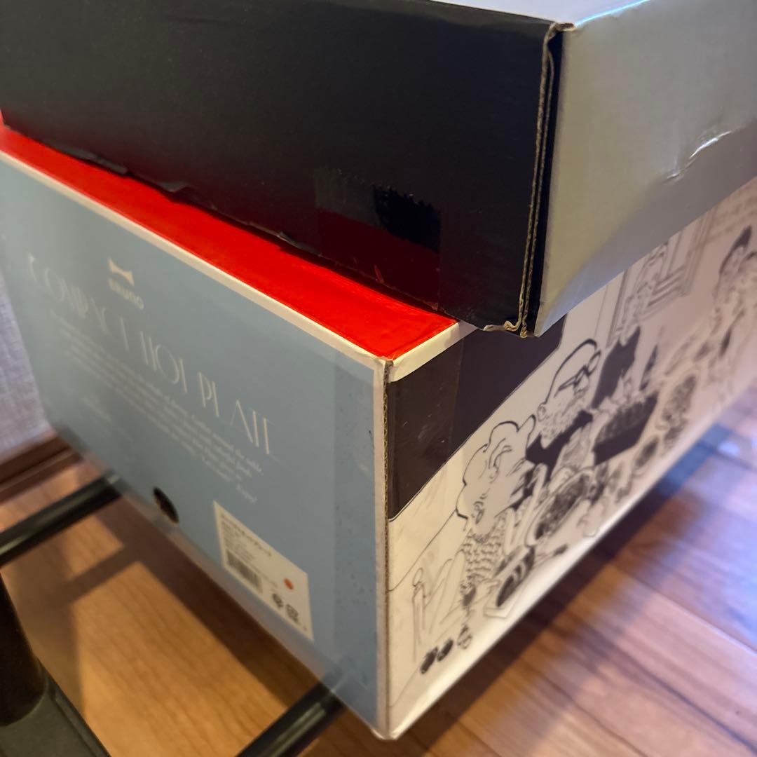 BRUNO ブルーノ コンパクトホットプレート 赤 深鍋セット