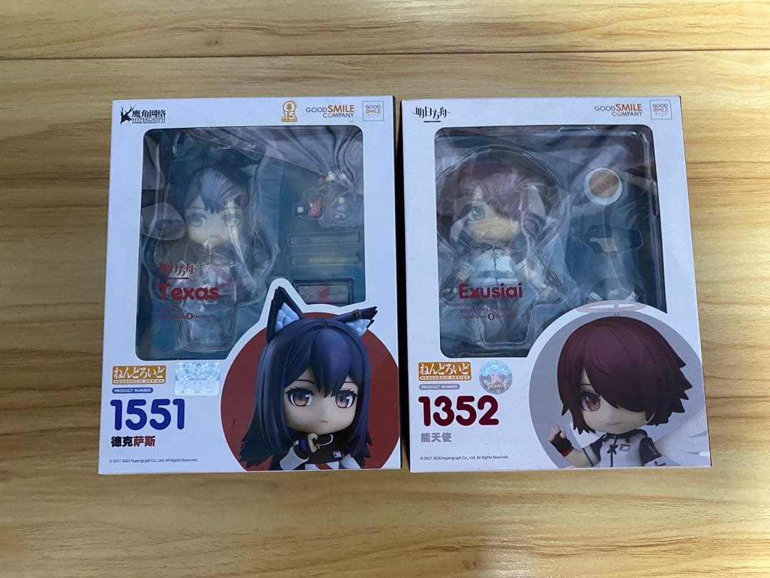 未開封　アークナイツ　ねんどろいど　テキサス　エクシア　フィギュア　明日方舟