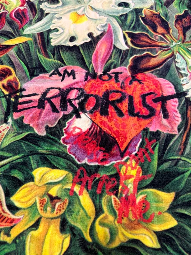 新品★ヴィヴィアンウエストウッド大判タオル★I'AMNOTATERRORIST