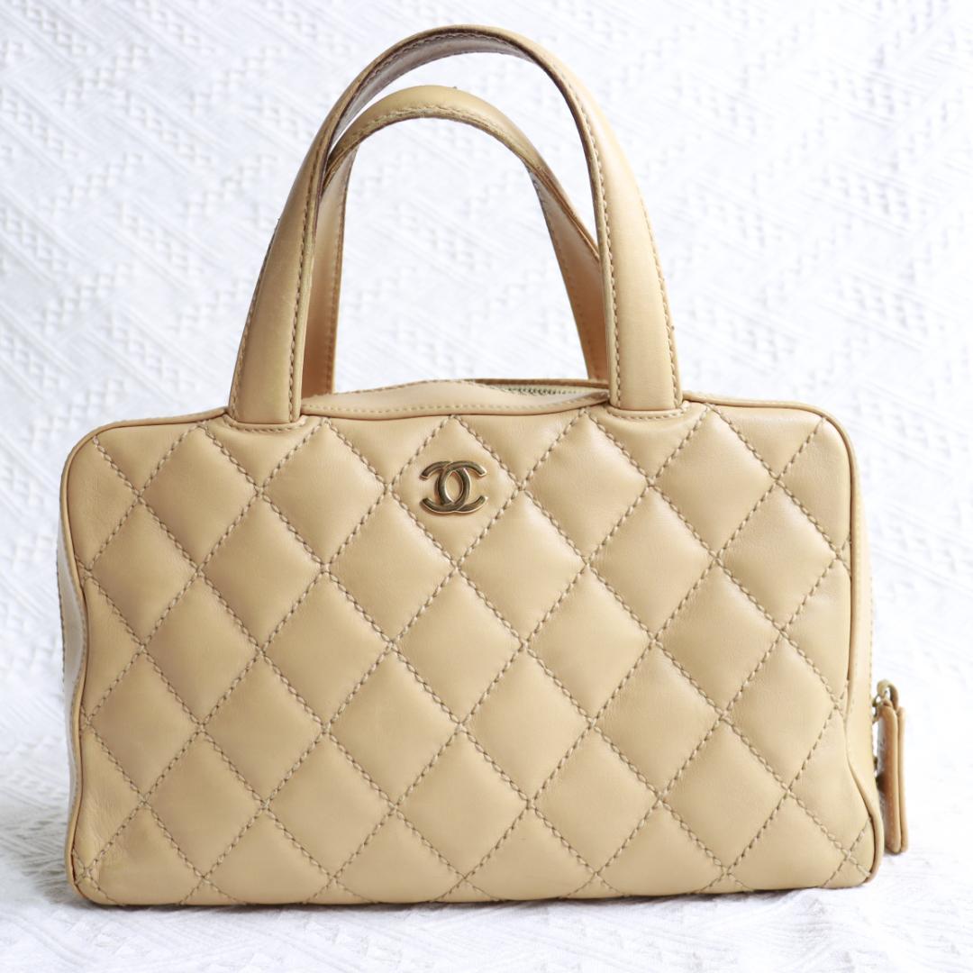 【専用】希少ヴィンテージ！CHANELシャネル　ワイルドステッチ　ハンドバッグ