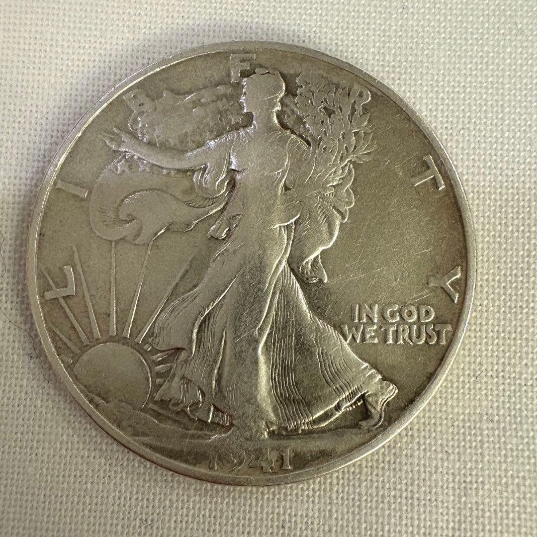 アメリカ ウォーキングリバティ ハーフダラー 銀貨