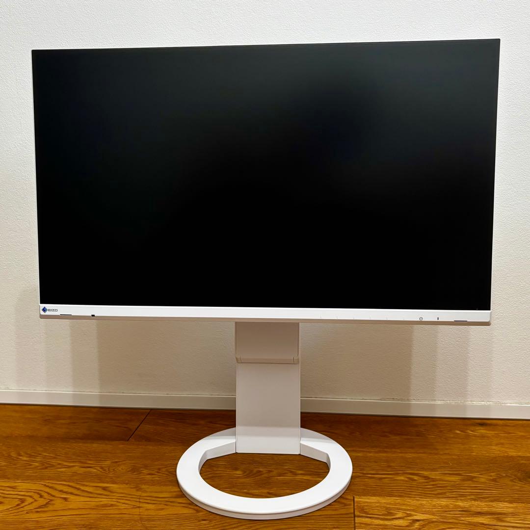 EIZO EV2480 ホワイト　電源ケーブル＋タイプCケーブル＋箱付き