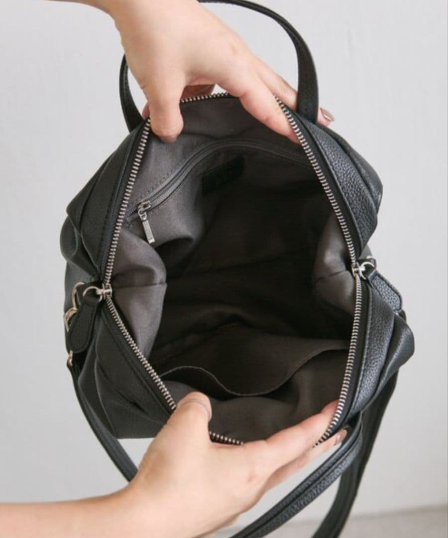 美品✨️ear PAPILLONNER　ハニカムボストンバッグ 　2way/本革