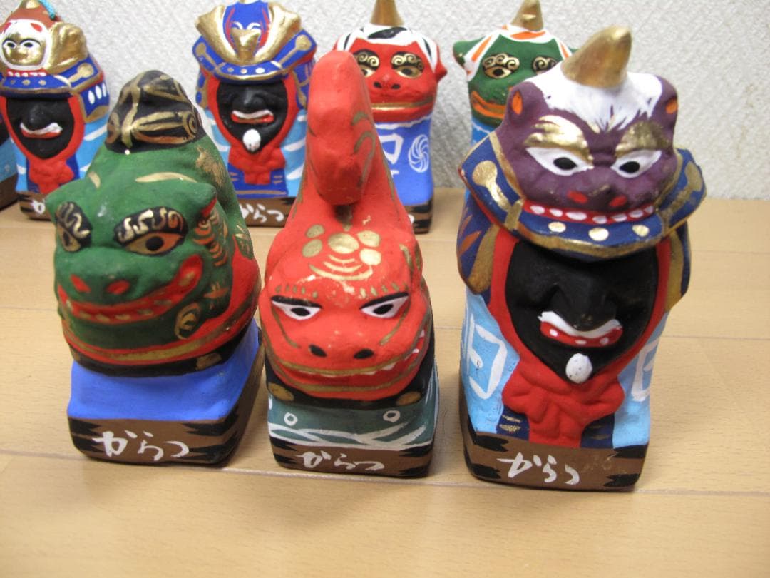 唐津くんち　からつ曳山人形6個　土鈴5個　合計11個　郷土玩具　おまとめ