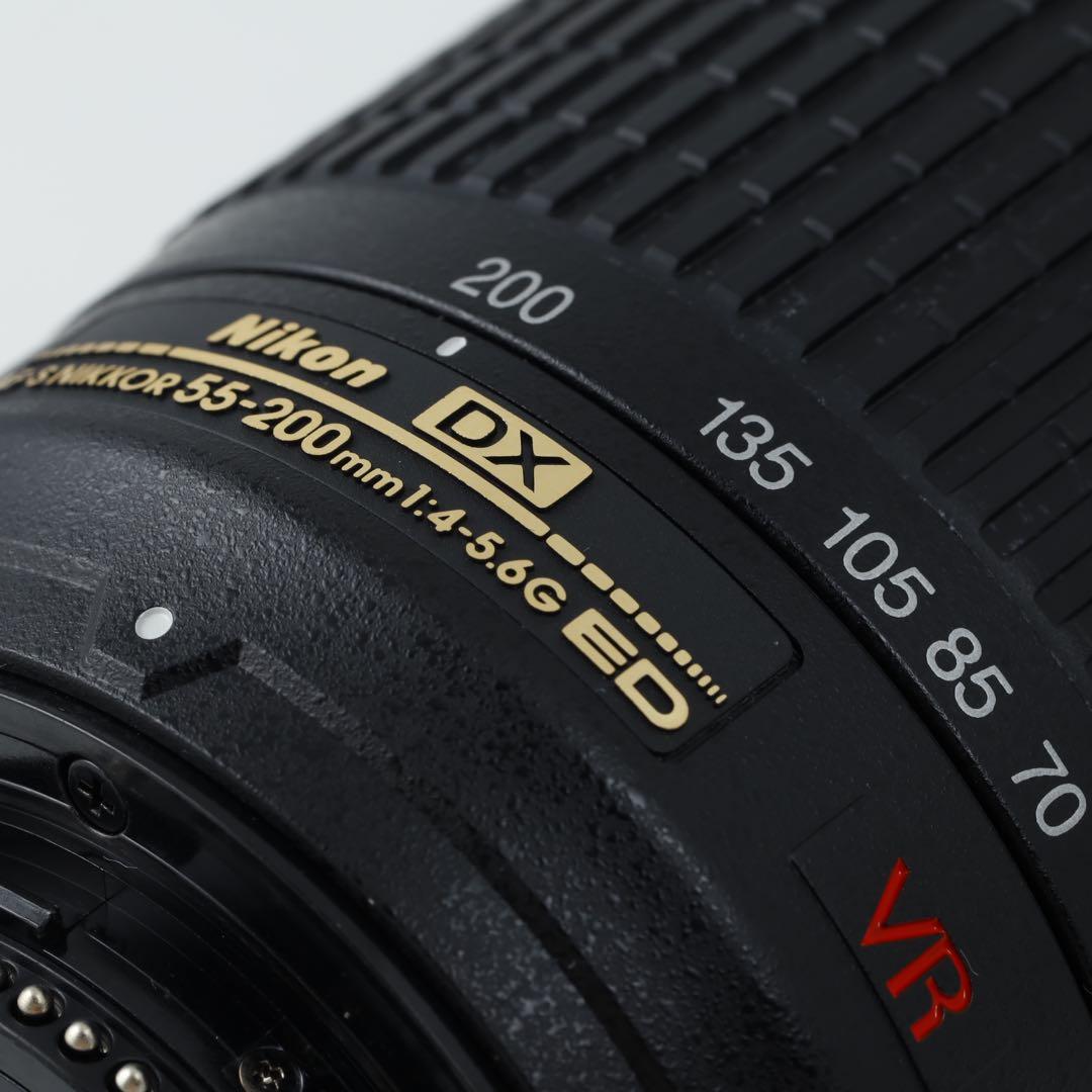 3163 ★AF-S 55-200★NIKONニコン★望遠ズームレンズ