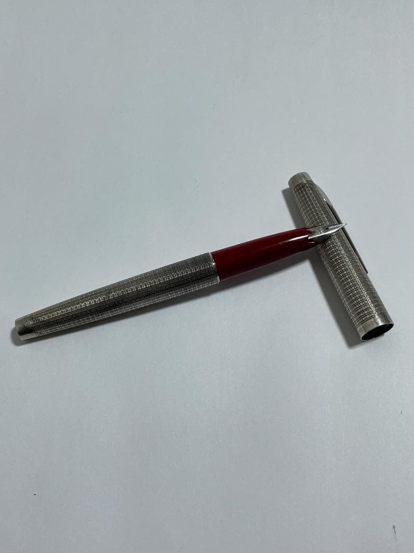 PLATINUM 万年筆 18K STERLINGSILVER vintage