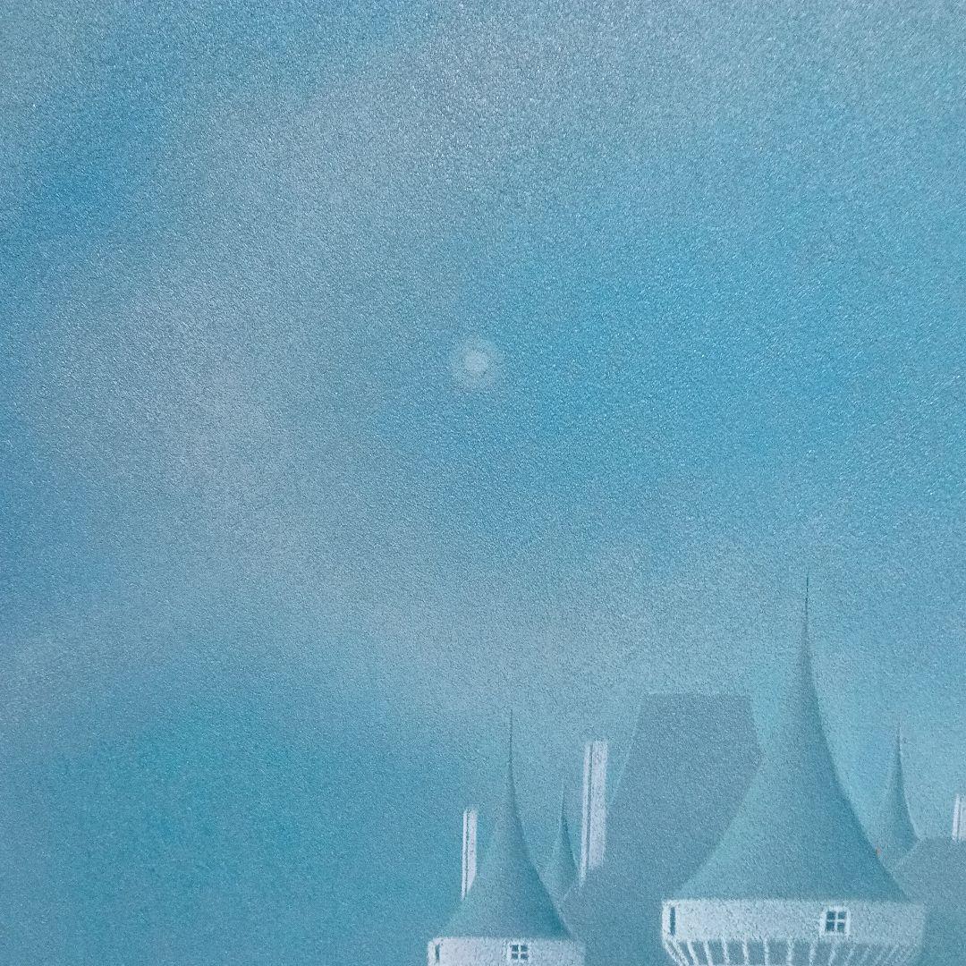 絵画 松浦敬文 水辺の城 （希望）10号 油彩画 油絵 風景画 開運 風水画