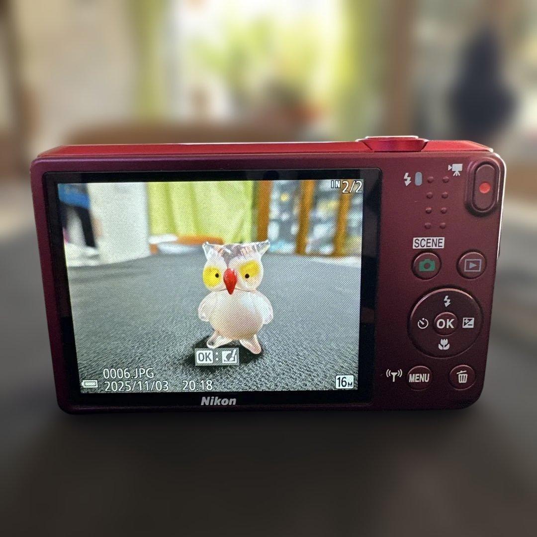 【動作確認済み】Nikon COOLPIX S6800 デジタルカメラ　レッド