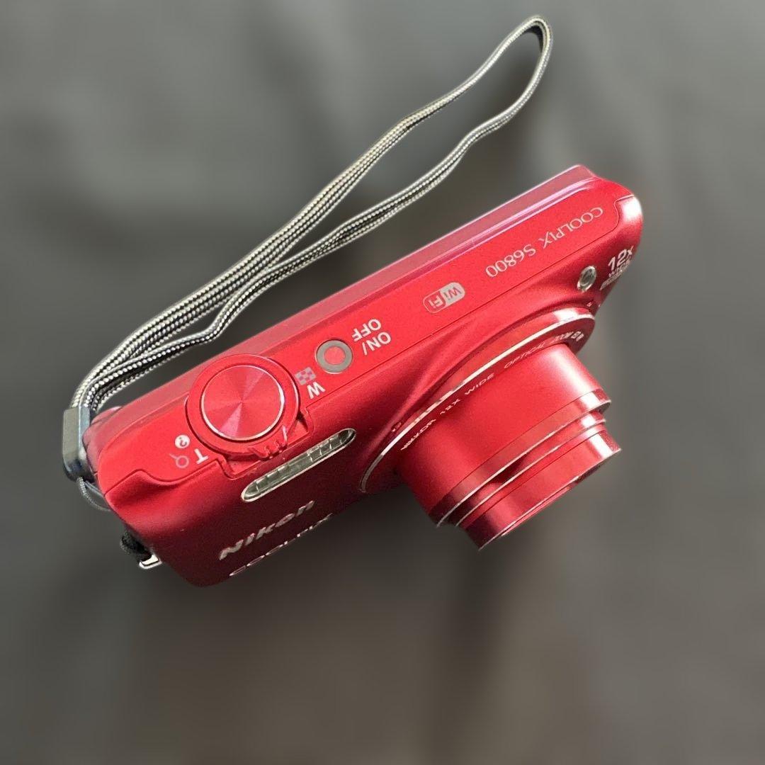 【動作確認済み】Nikon COOLPIX S6800 デジタルカメラ　レッド