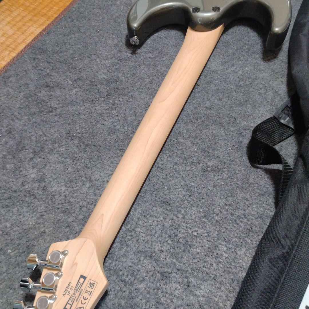 中古美品アイバニーズ　AZES40-TUN エレキギター アーム ケース付き