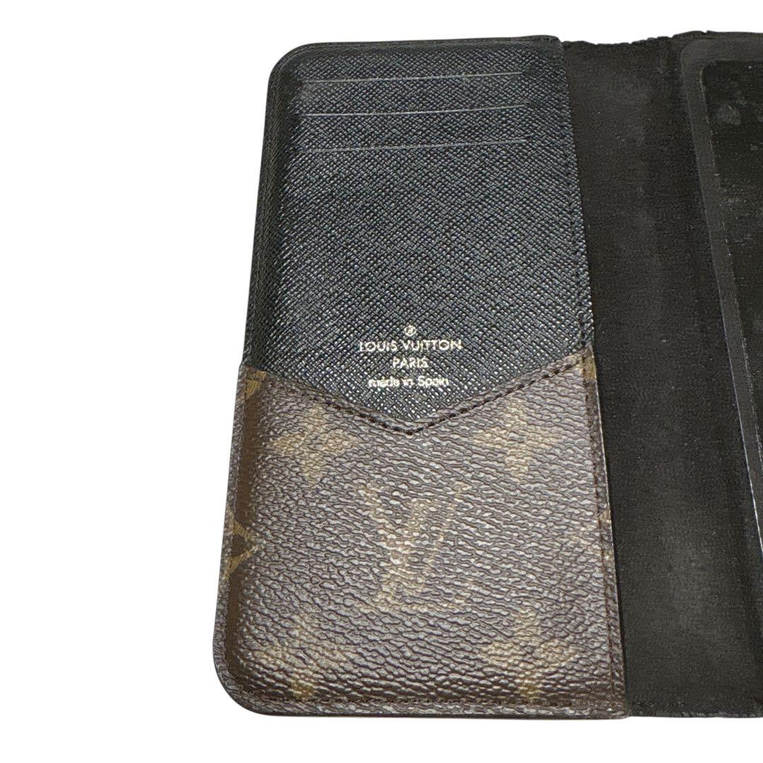 ［正規品］ルイヴィトン　iPhone 11 手帳型ケース　モノグラム　ブラウン