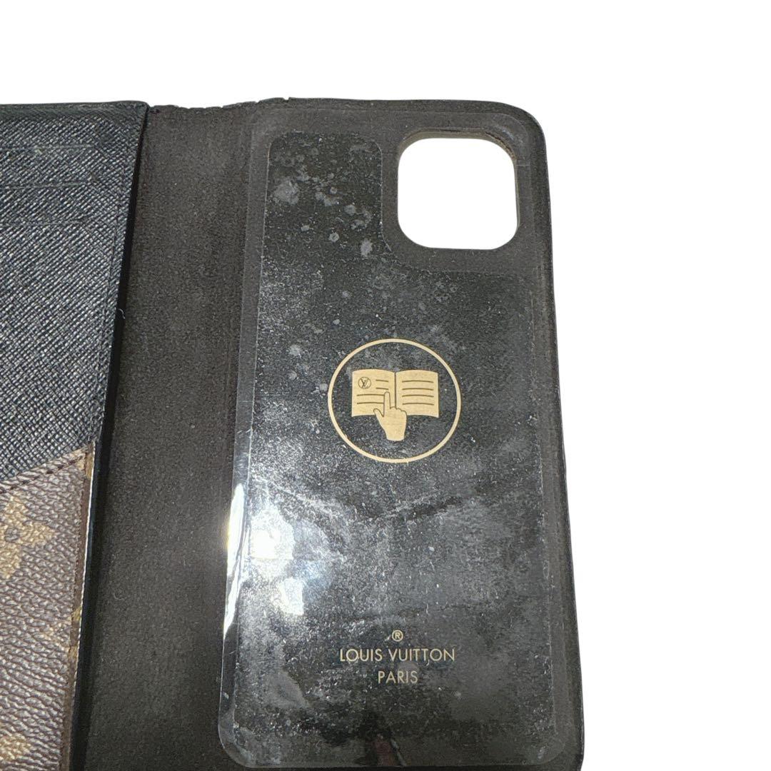 ［正規品］ルイヴィトン　iPhone 11 手帳型ケース　モノグラム　ブラウン