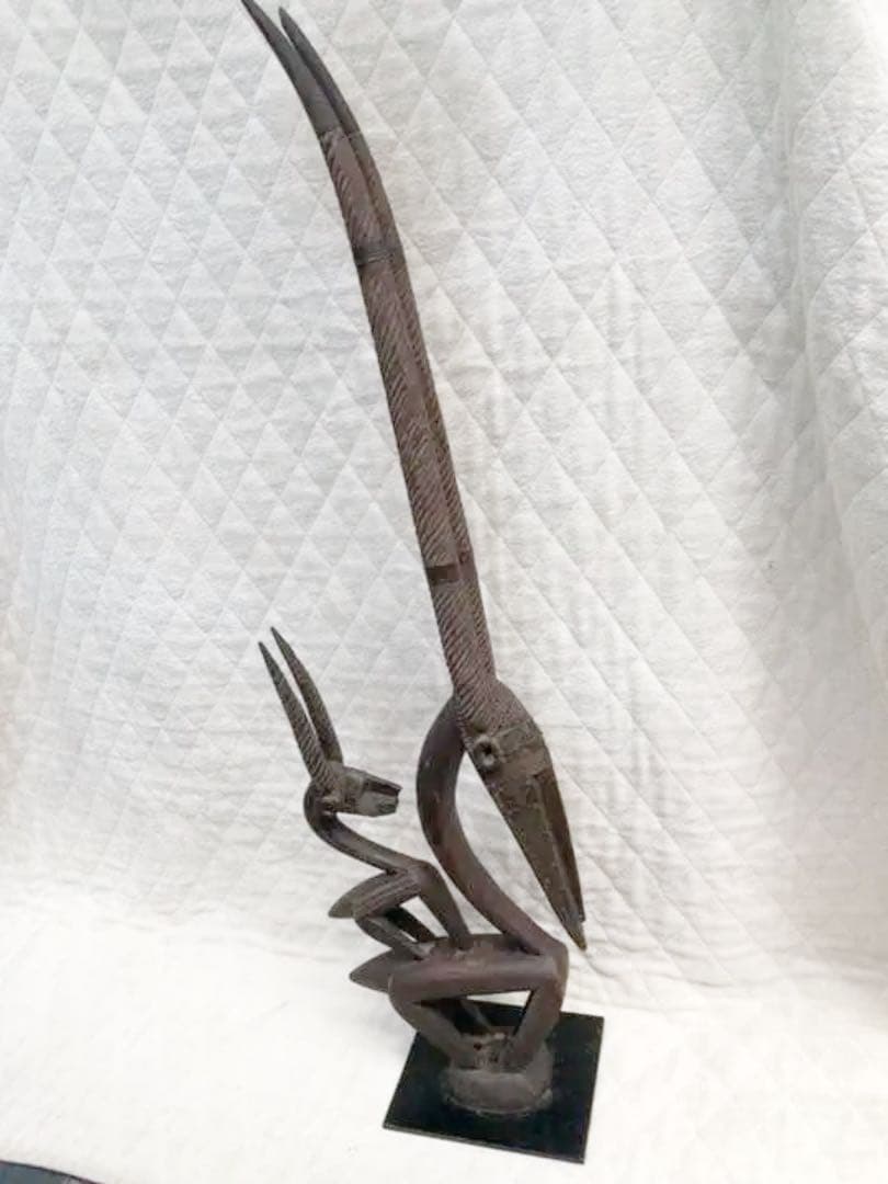 マリ共和国バンバラ族チワラダンスィングヘッドドレス  値引ました。