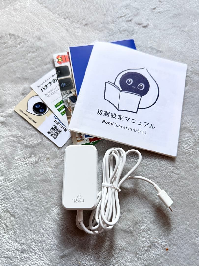 会話AIロボット 「Romi（ロミィ） Lacatanモデル」ナチュラルホワイト