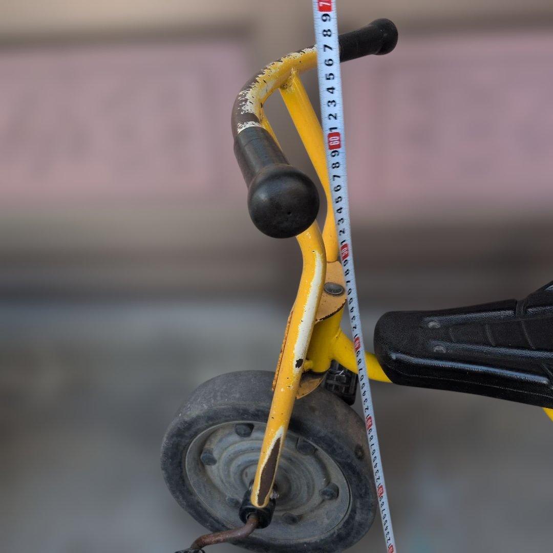 イエロー 三輪車 　ジャクエツ　ヴィンテージ　レトロ