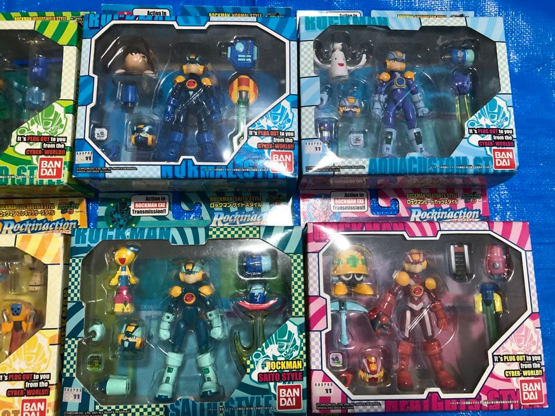 ロックマンエグゼ  ロッキン　フィギュア　コンプ品