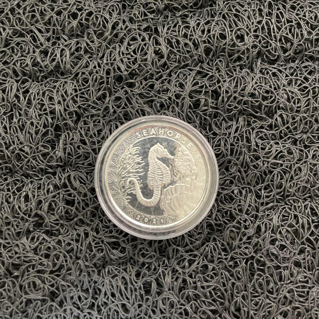 2021年サモア「タツノオトシゴ・シーホース」純銀 1オンス