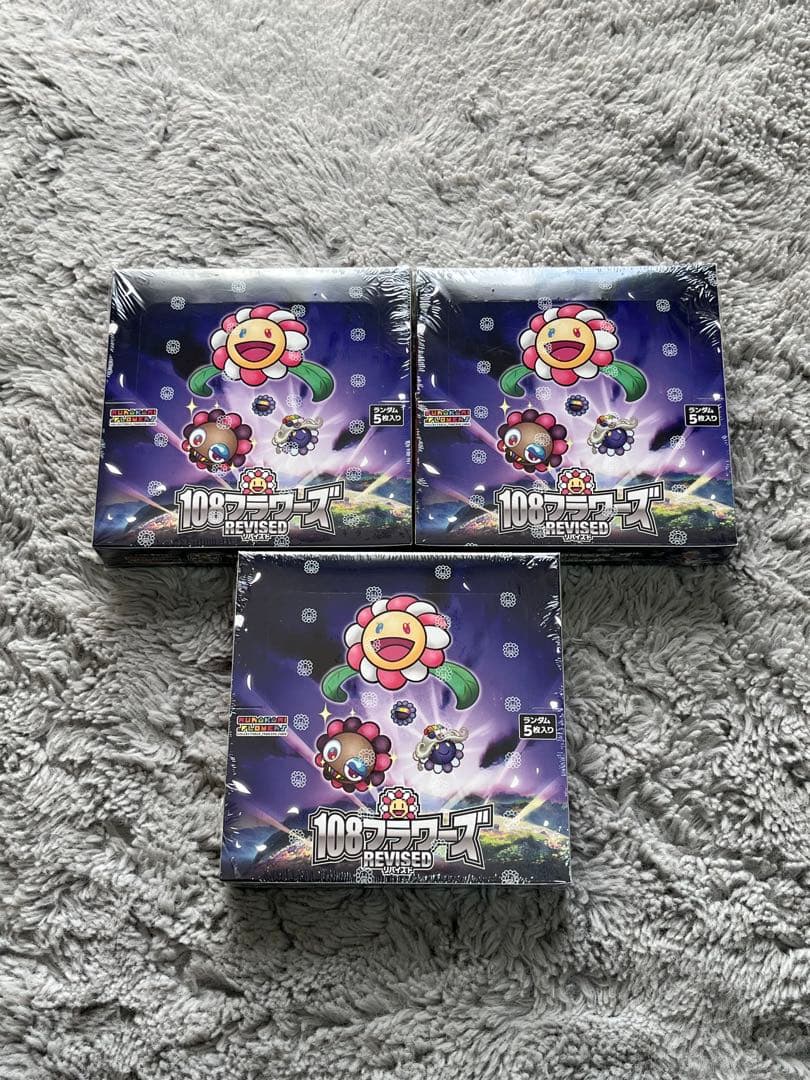 108フラワーズ　REVISED 日本語版　3box 新品未開封シュリンクあり